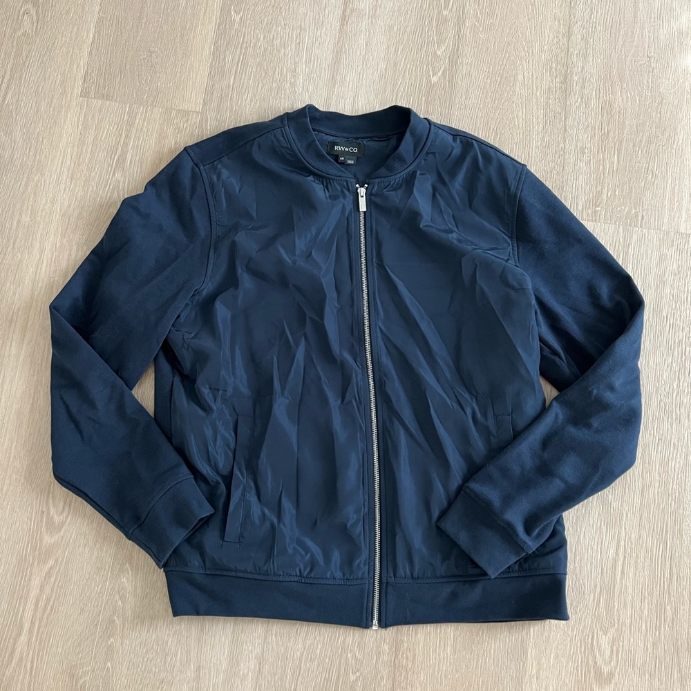 NEVER WORN Mens RW&Co Zip Sweater